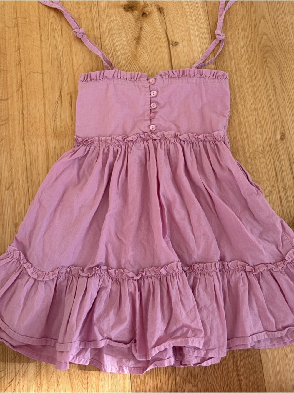 Jamie Kay Dusty Rose Ruffle Top 2T - Picture 2 of 6